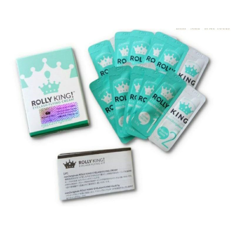 10 Set/Box REFILL ROLLY KING lash Lift Eyelash Extension Korea Perming Keriting Bulu Mata