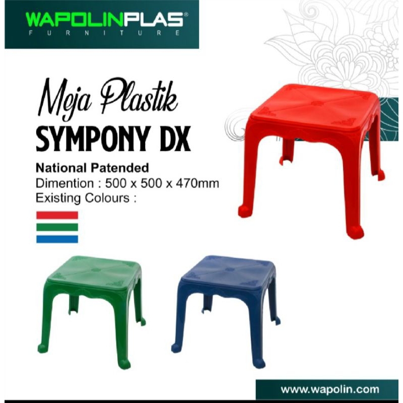 Meja Plastik Wapolin Murah