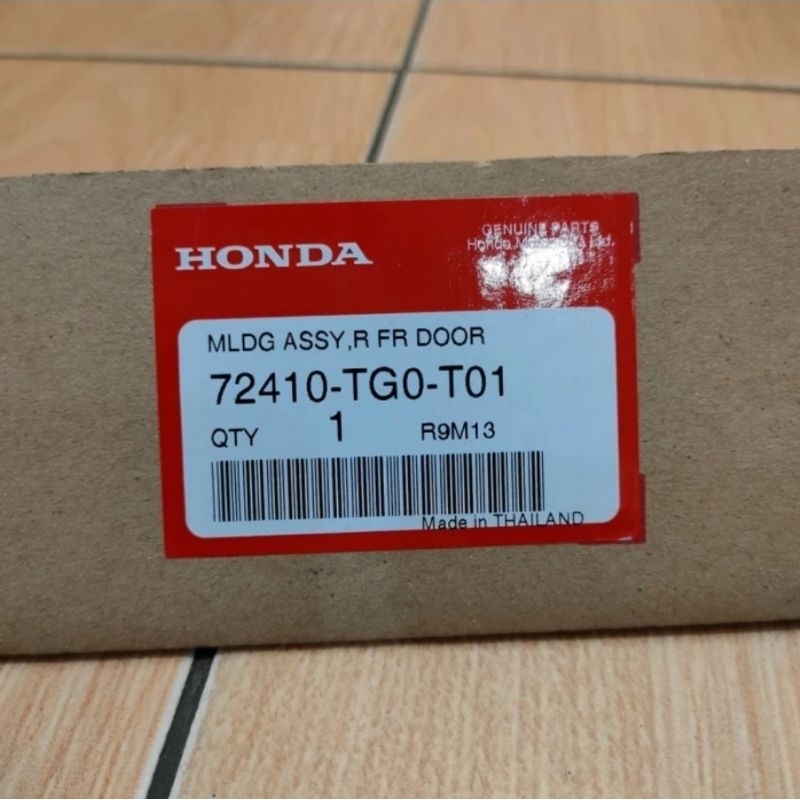 Karet Pelipit Kaca waterstrip Jazz 2008-2012, Jazz GE8 Original Honda