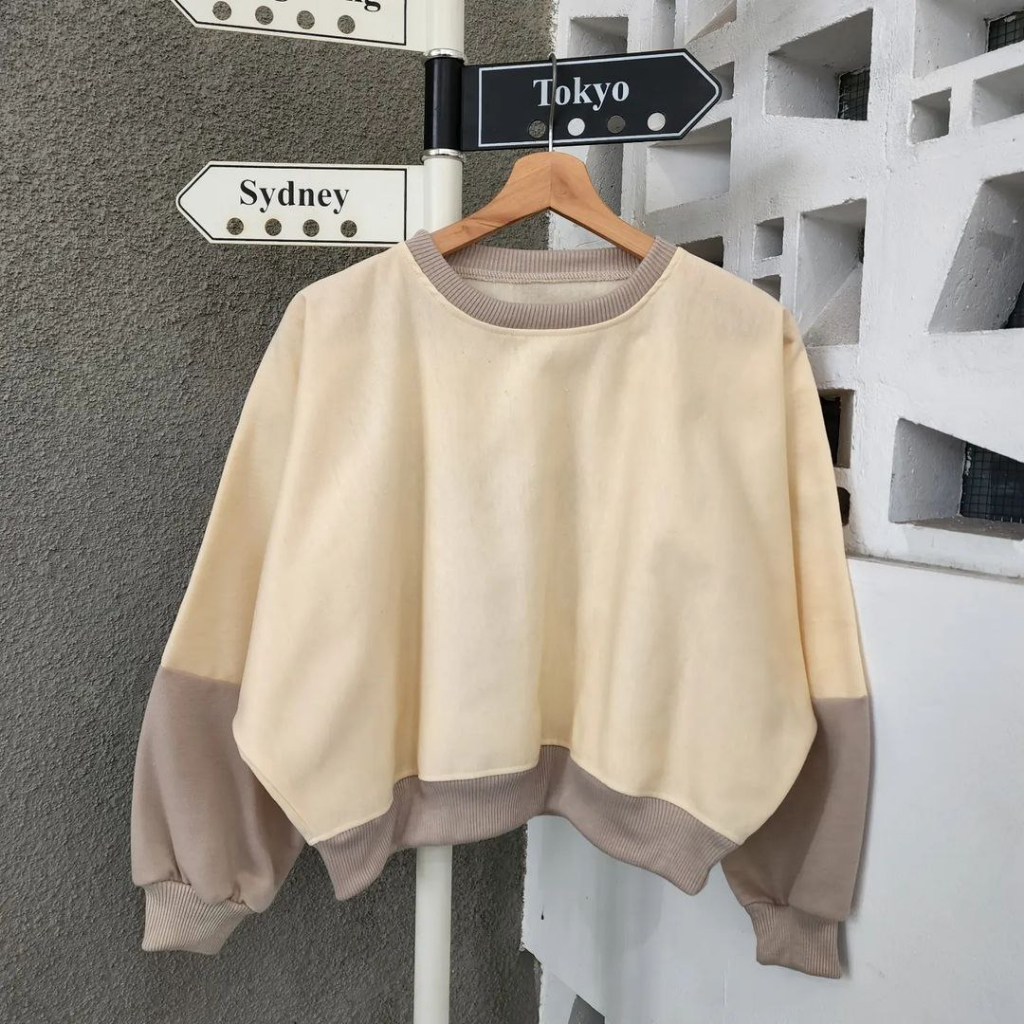 Nara.Grosir - Batwinggo Sweater l Sweater Wanita Oversize