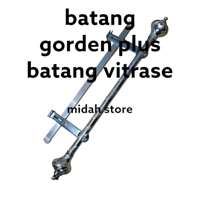 BATANG GORDEN PLUS BATANG VITRASE/ 1SET