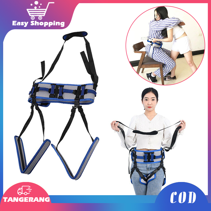 Gait Transfer Belt Transfer Pasien Sling Belt Alat Sabuk Pemindah Dari Kursi Roda Ranjang Jalan Gerak Medical Belt