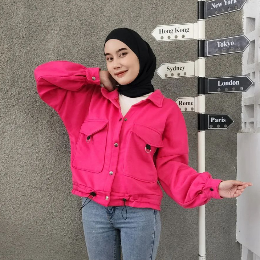 Nara.Grosir - Ring D Jaket l Jaket Wanita Terkini