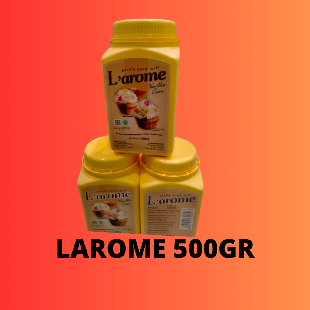 

LAROME VANILLA MILK 500 GR / PERISA SUSU LAROME / CTN ( 6 PCS )