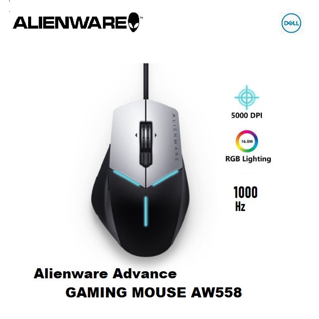 Mouse Gaming Dell Alienware Advanced AW558 New Original