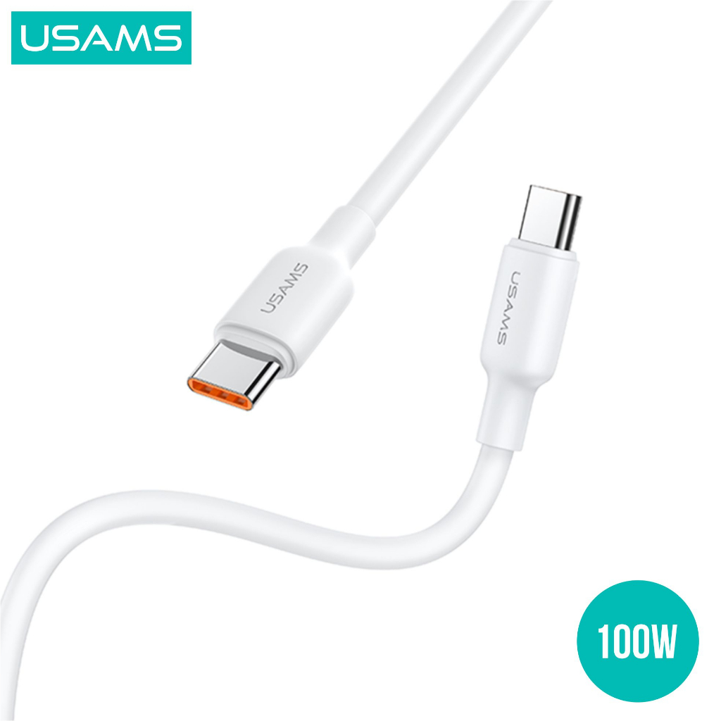 USAMS U84 Kabel Data Fast Charging Type C to Type C PD 100W