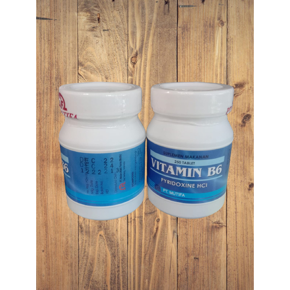 VITAMIN B6 PYRIDOXINE HCl 10MG POT ISI 250 TABLET (MUTIFA)