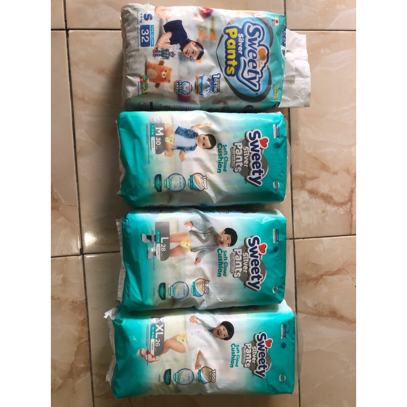 popok sweety silver pants