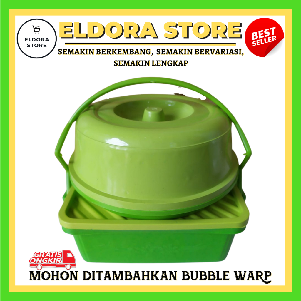 TEMPAT MAKANAN PLASTIK CHELSEA | LUNCH BOX PLASTIK | BAHAN KUAT | 1 SET WADAH MAKANAN