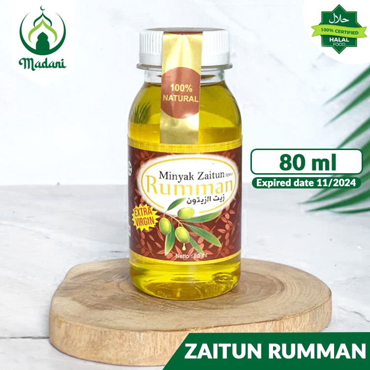 

Minyak Zaitun Virgin Olive Oil Rumman 80 ml (Bisa Diminum)