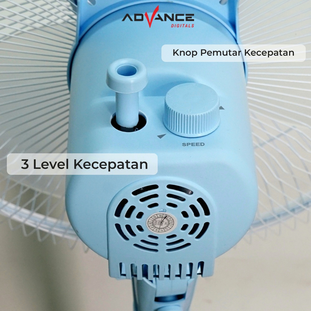 Ready Stock Advance Kipas Angin Berdiri Stand Fan VT1605 Votre 16 inch Garansi Resmi 1 Tahun