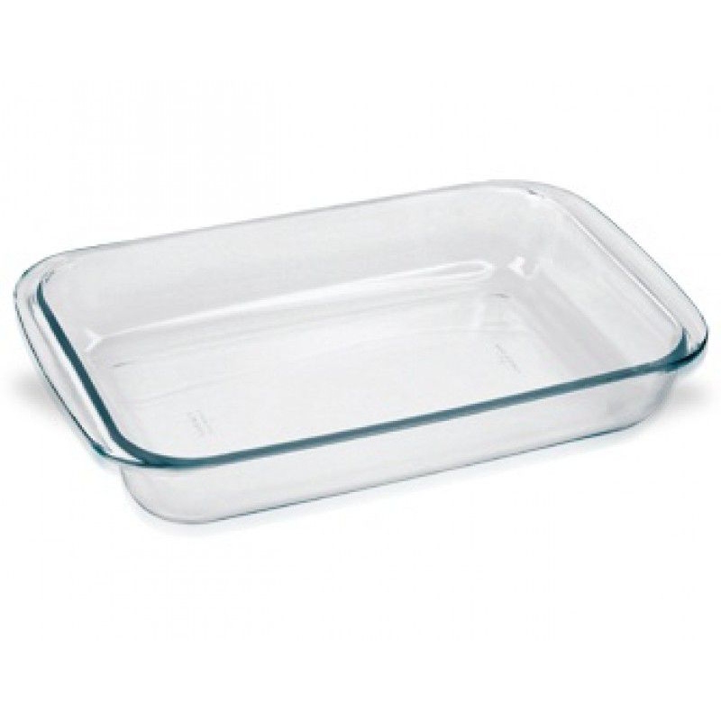 Marinex Loyang Kaca Persegi Loyang Kue Persegi Loyang Kue Tebal 8 mm