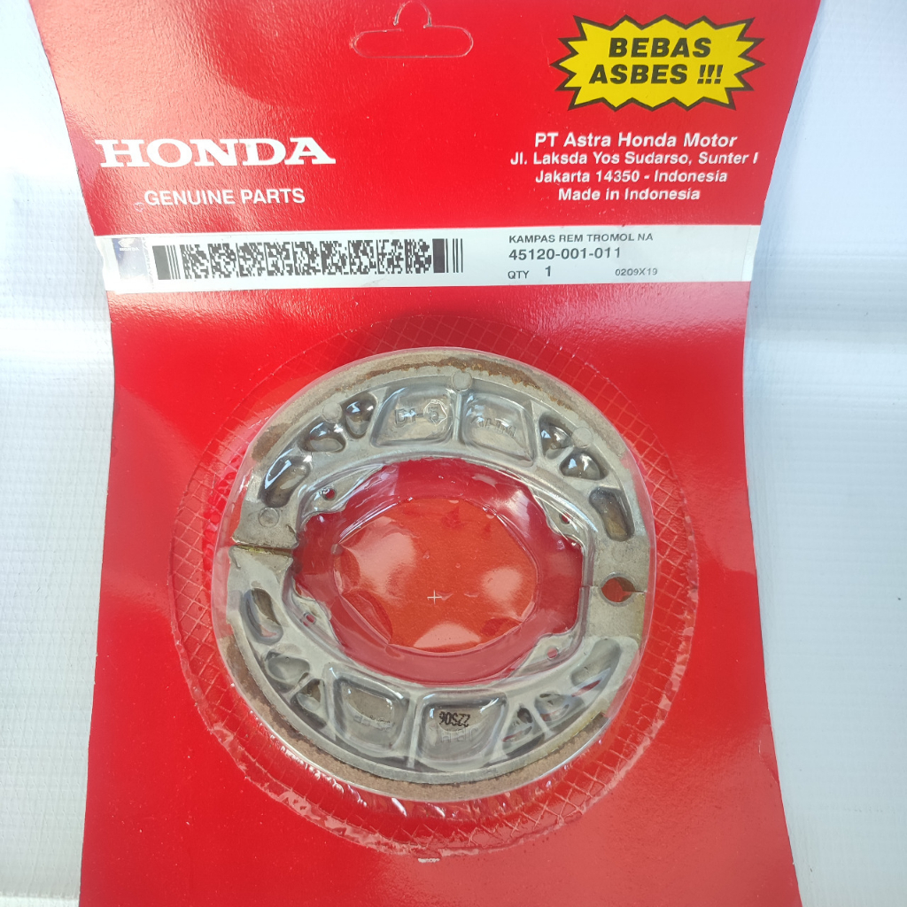 KAMPAS REM BELAKANG HONDA GRAND SUPRA 45120-001-001