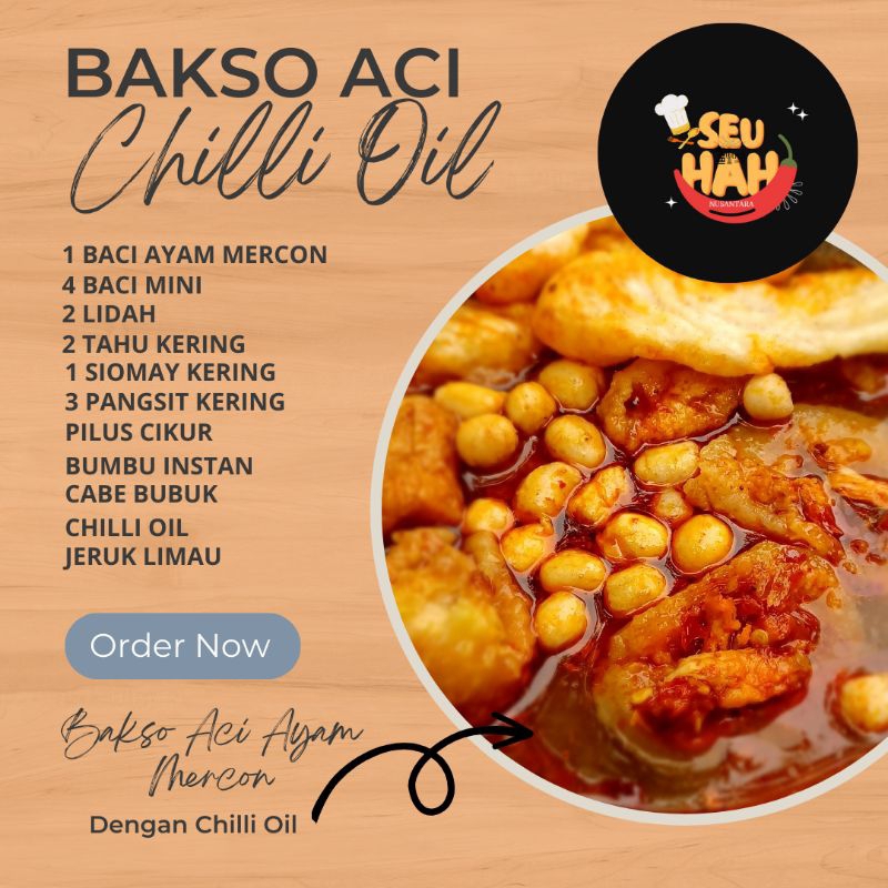 

Bakso Aci Chilli Oil Ayam Mercon