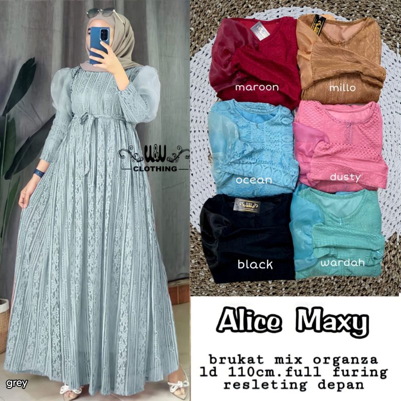 ALICE MAXY DRESS BROKAT