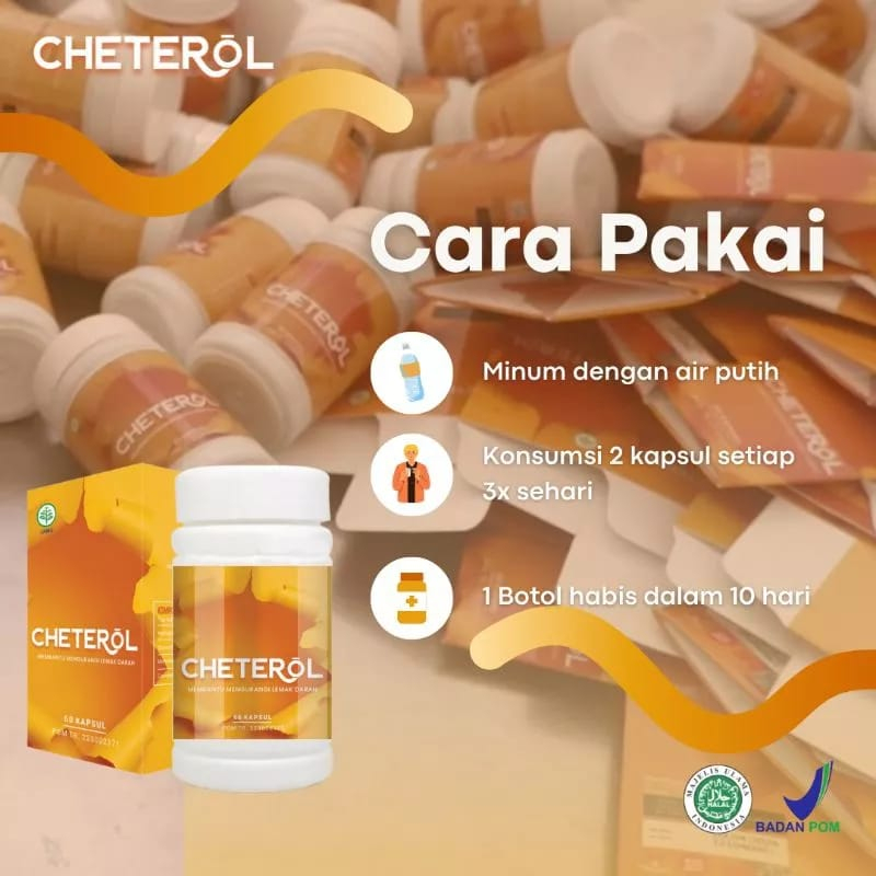 Cheterol Obat Herbal Paling Aman Untuk Kolesterol Hingga Menurunkan Hipertensi