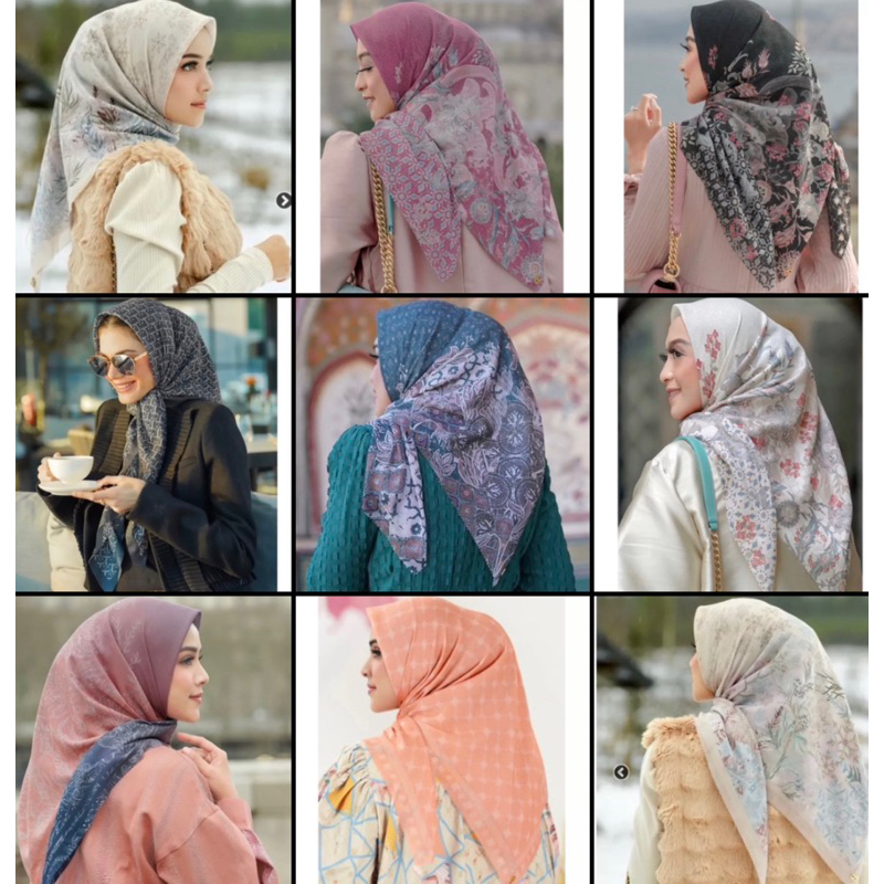 PRELOVED Al Qasr Chupa Chups Newyork Arabian Topkapi Maharani Xanadu Buttonscarves