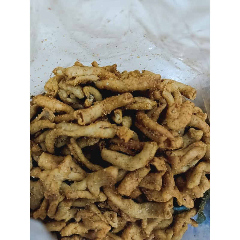 

kripik usus pedes jeruk purut 250gr