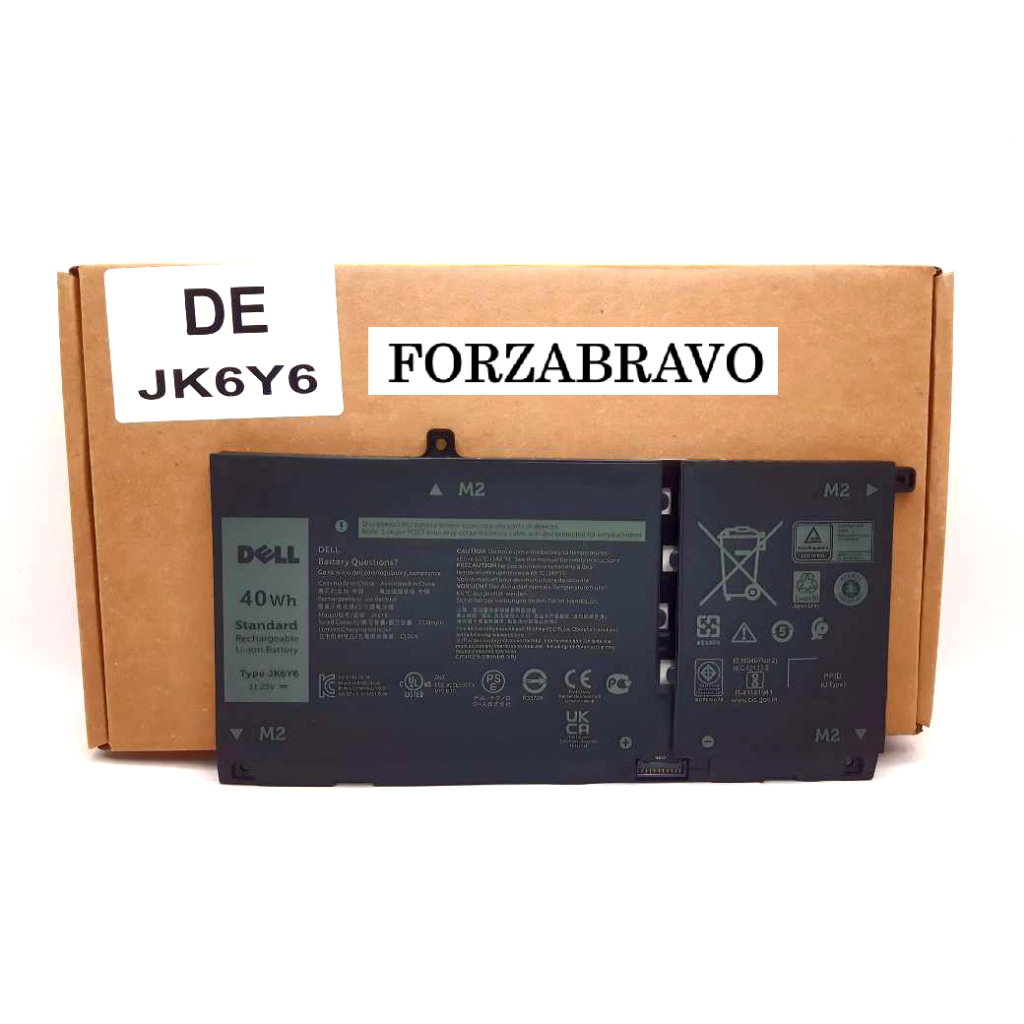 BATERAI BATTERY BATRE LAPTOP DELL LATITUDE 3410 3510 JK6Y6 ORIGINAL