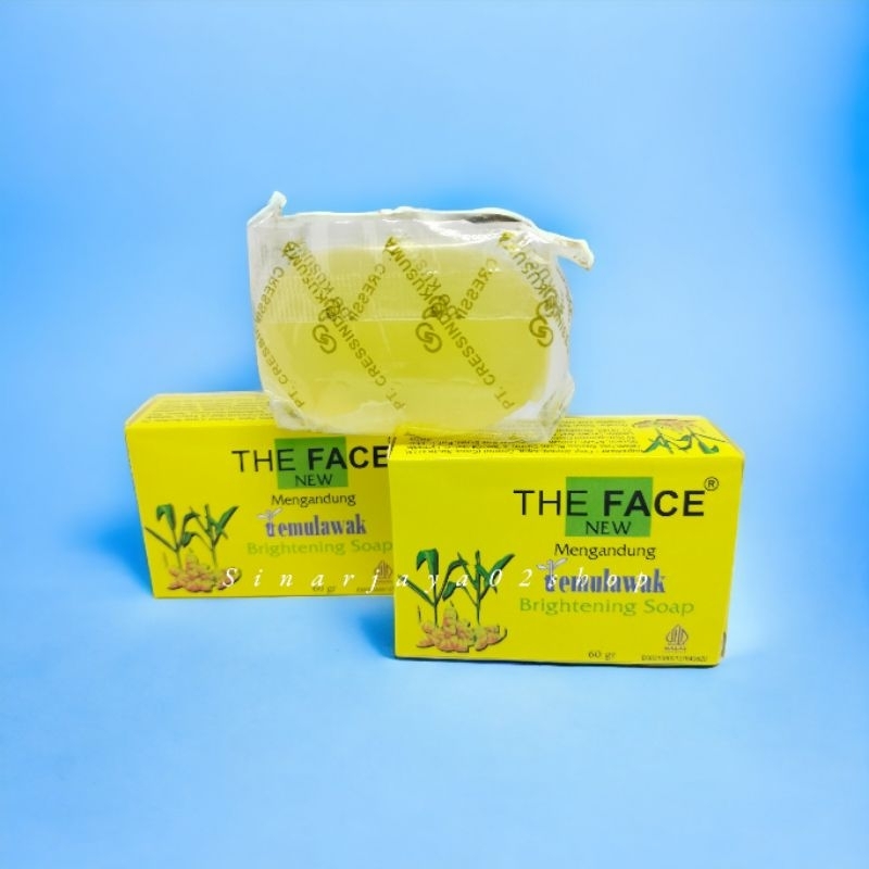 THE FACE Sabun Temulawak Brightening Soap Original Bpom 60grm