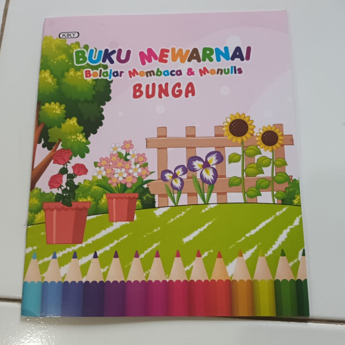 BUKU GAMBAR MEWARNAI BUKU BELAJAR DAN TULIS SEDANG