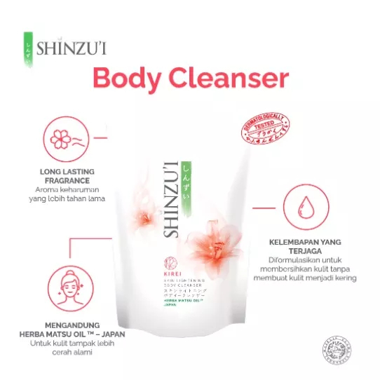 ❤ MEMEY ❤ SHINZUI Skin Lightening Body Cleanser | Sabun Mandi Cair