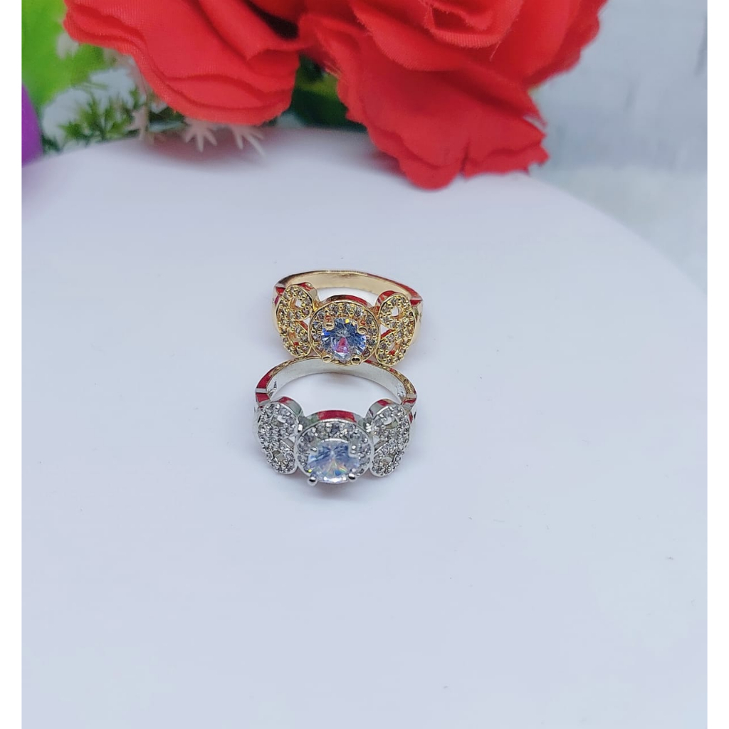 Cincin Xuping Mata Full La[is Emas Perhiasan Fashion R014 015