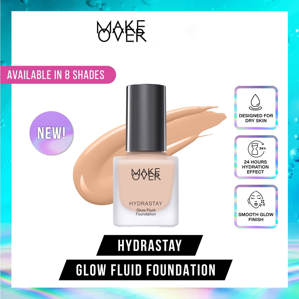 Make Over Hydrastay Glow Fluid Foundation