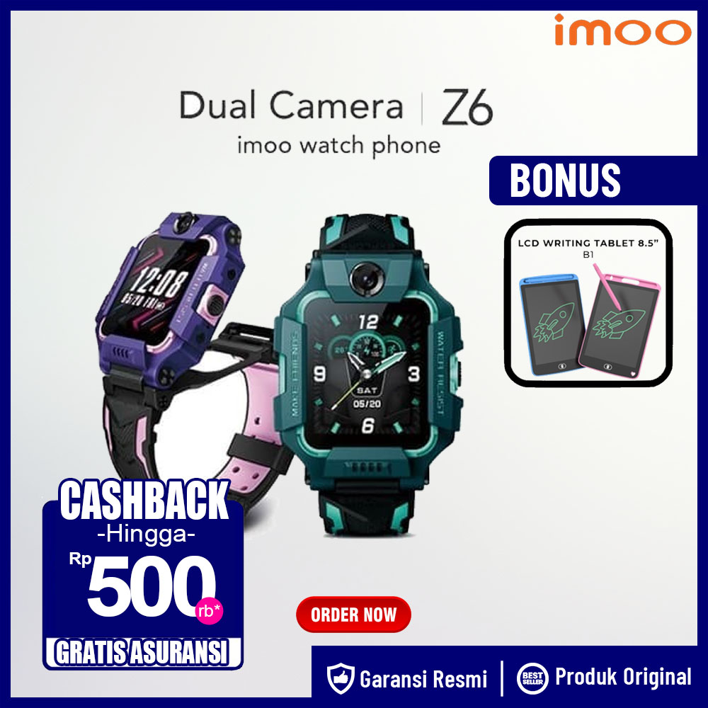 Imoo Smartwatch Z6 Jam Tangan Anak Imoo Z6 Frozen Edition / Hijau Ungu