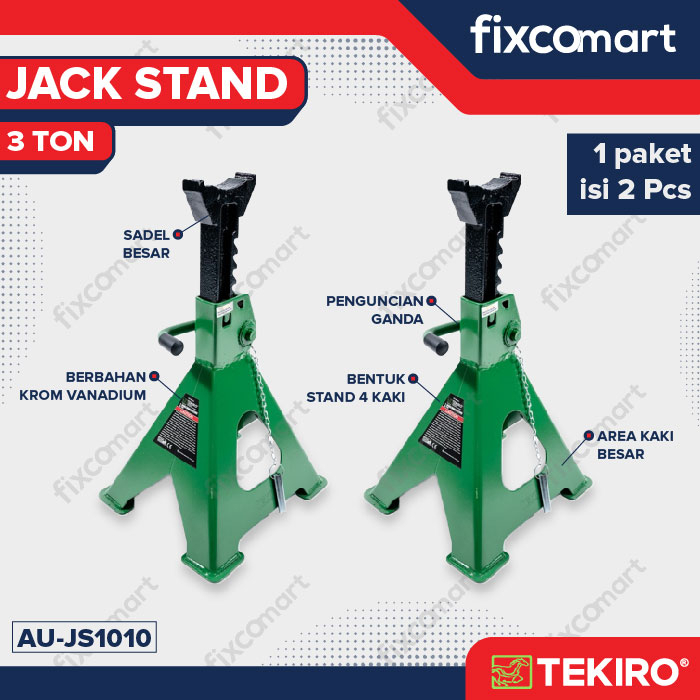 Tekiro Jack Stand 3 Ton / Tekiro Tahanan Dongkrak