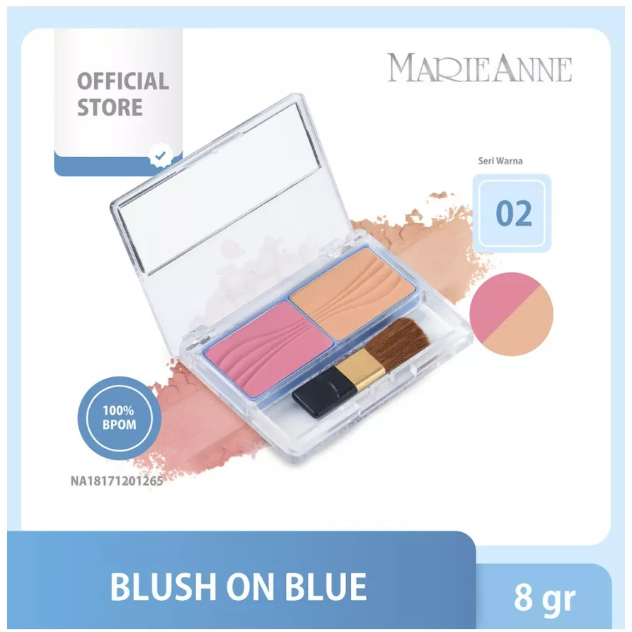 ❤ MEMEY ❤ MARIE ANNE Blush On Blue Series