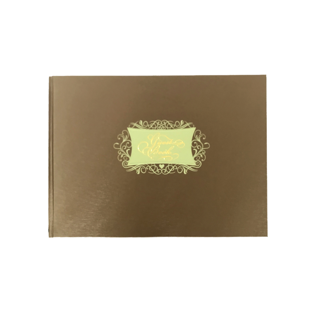 Reception Book Wedding Buku Tamu Pernikahan Gorgeous Brown Susan Photo Album