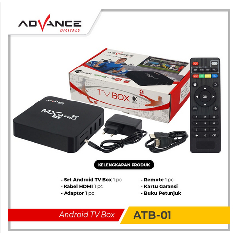 ITSTORE Advance ATB-01 Android Tv Box MXQ Pro 4K Support Wifi 2 + 16GB TV BOX Android