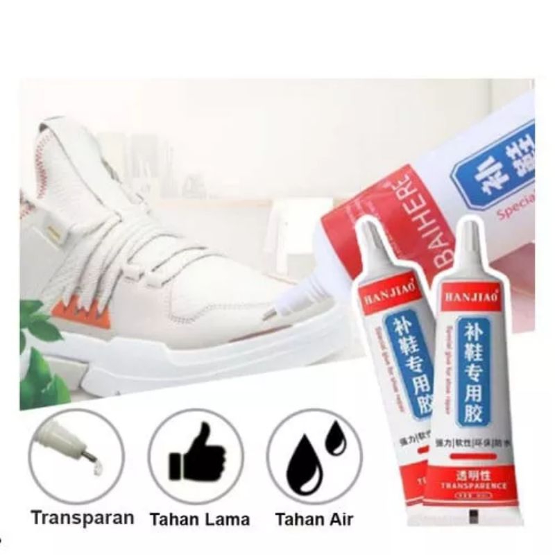 Lem Perekat Sepatu 60ml Super Kuat / Cairan Penambal Sol Sepatu