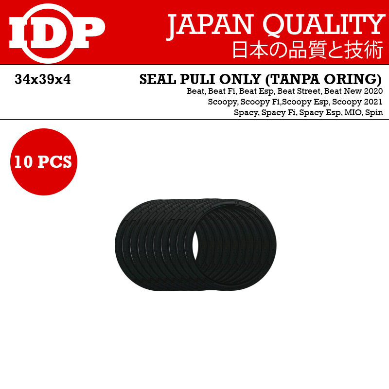 IDP Paket Seal Sil Puli tanpa oring Beat Scoopy Mio Spin (10pc)