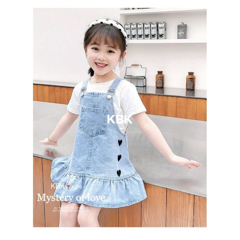 BAJU KODOK//OVERALL ROK ANAK PEREMPUAN