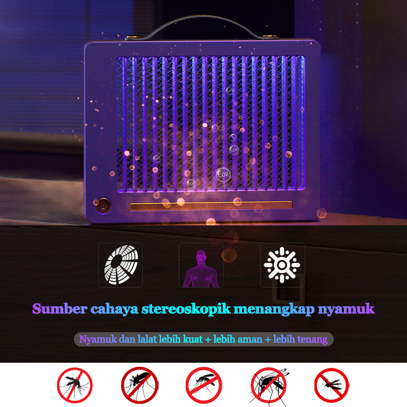 （COD) Insect Killer Perangkap Nyamuk Lalat Lampu UV 3W Nyamuk listrik