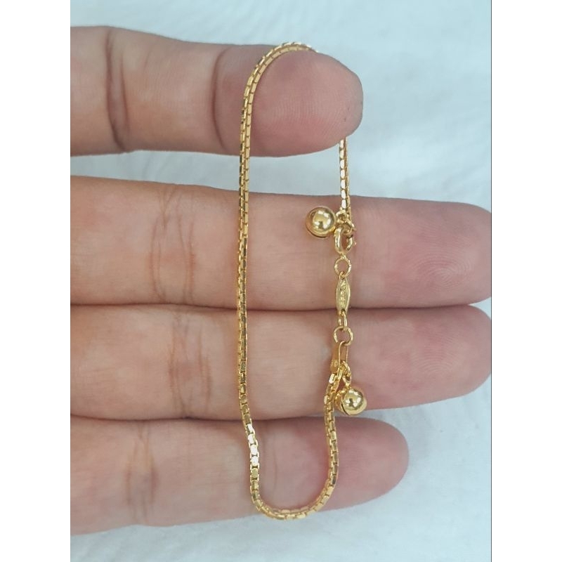 gelang tangan italy santa mainan klintingan emas 70% 700 70 % 3 gr an