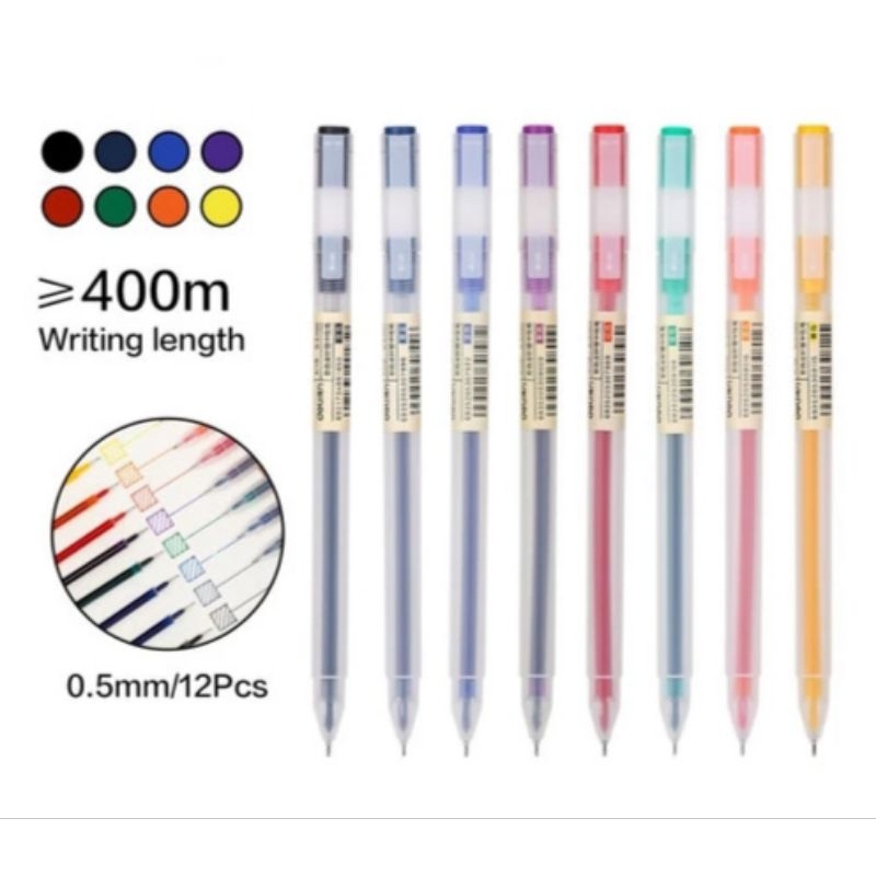 

DELI A119 COLOR GEL PEN PULPEN TINTA WARNA