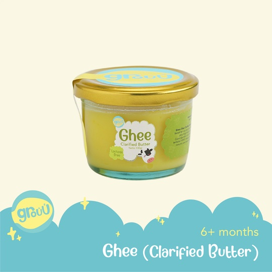 Grouu - Clarified Butter - Grassfed Ghee Butter (Mentega bebas laktosa) - BB Booster MPASI