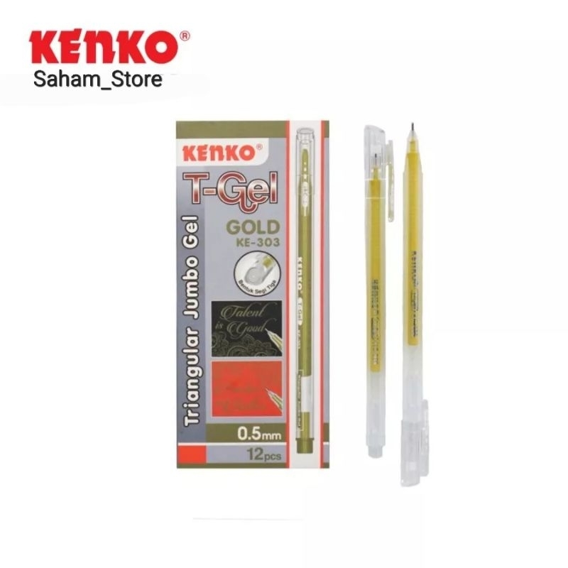 

KENKO GEL PEN / PEN GEL / PEN TINTA GEL / PENA GEL KE-303 T-GEL