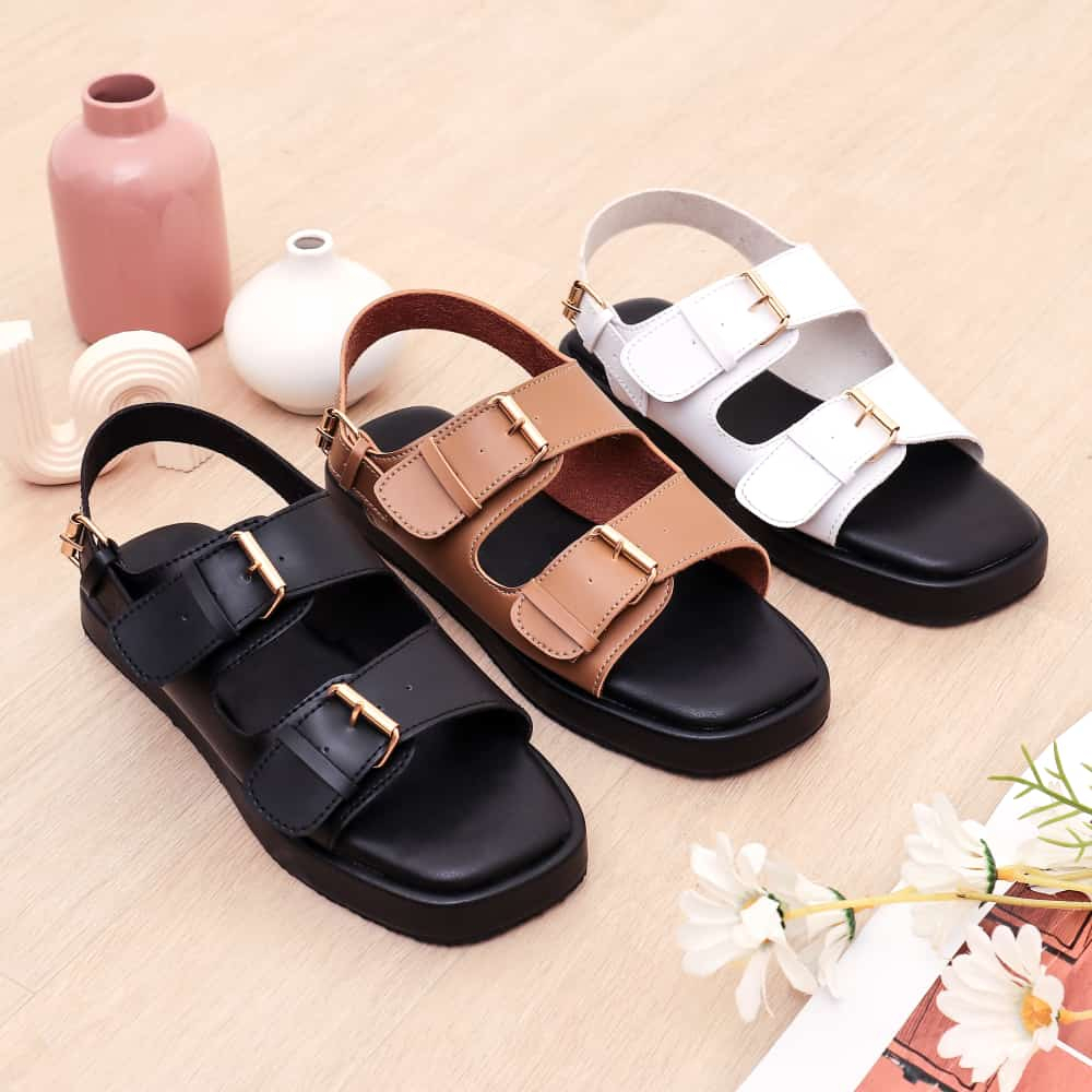 nacodri Delisha Sandal tali wanita Platform sandal