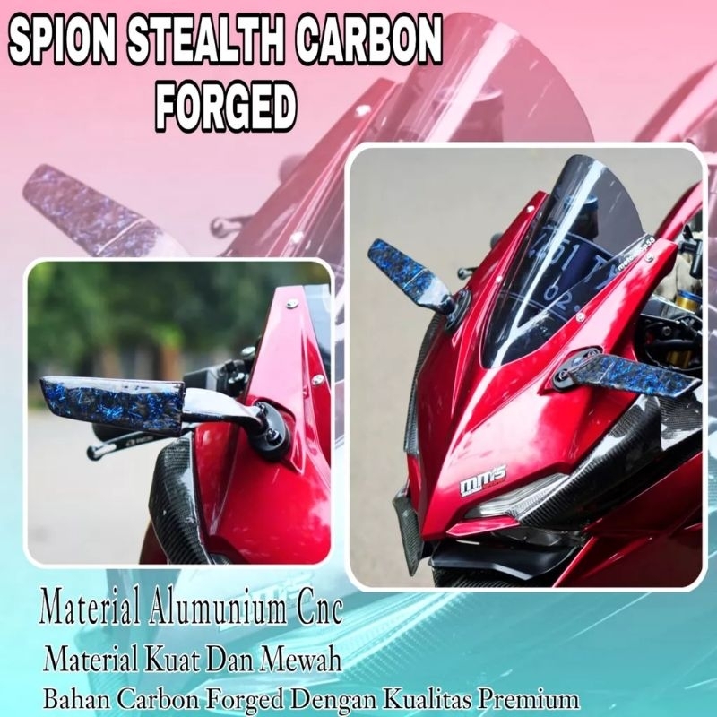 Spion Winglet CARBON KEVLAR Model Rizoma For ZX25/Ninja250Fi Dll