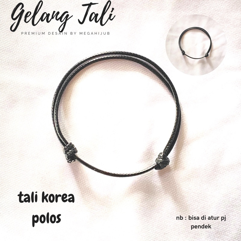 GELANG TALI INISIAL HURUF TALI SATIN MURAH BISA MILIH HURUF