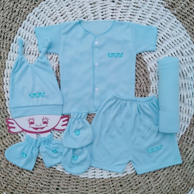 Paket Hemat 6 PCS Lengkap Set Pakaian Baju Bayi Baru Lahir