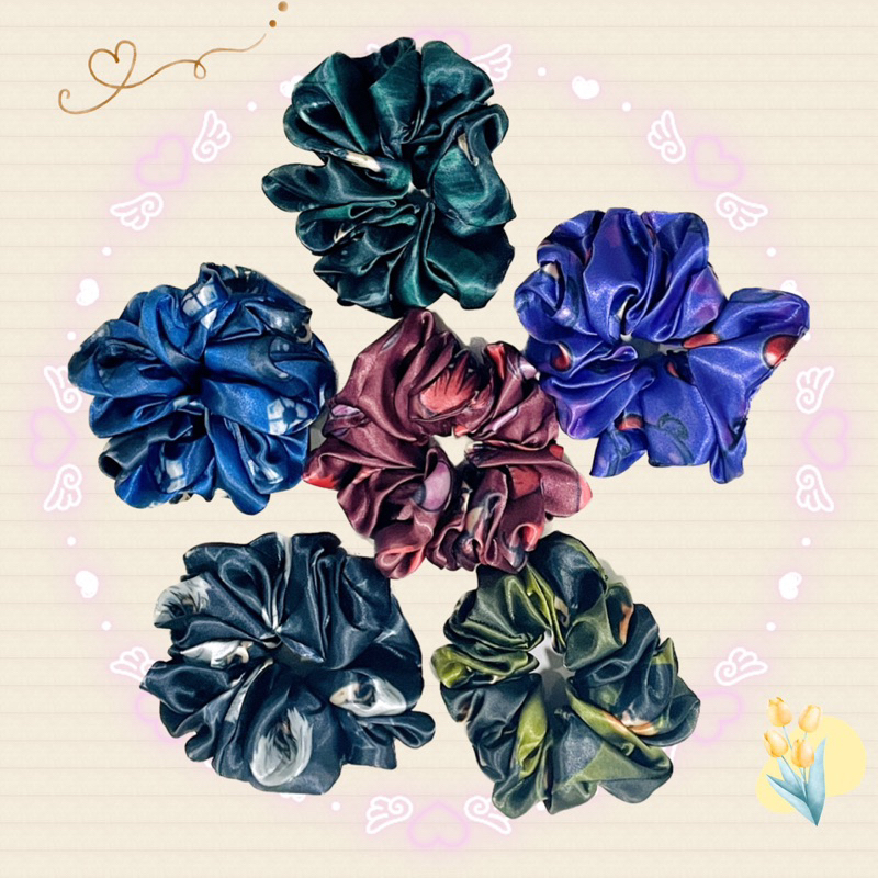 Ikat rambut scrunchie scrunchies blue lock bluelock rin bachira isagi nagi seishiro reo chigiri