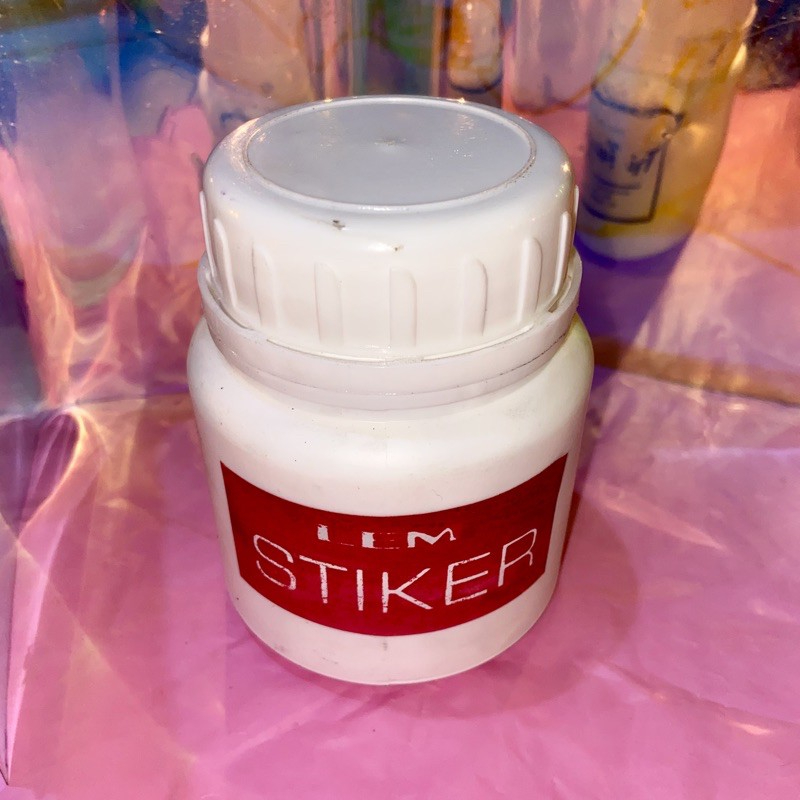 Lem Stiker / Meja Kemasan 300gr Perekat Sticker Sticky Glue Adhesive Super Kuat Awet Tahan Lama Mult