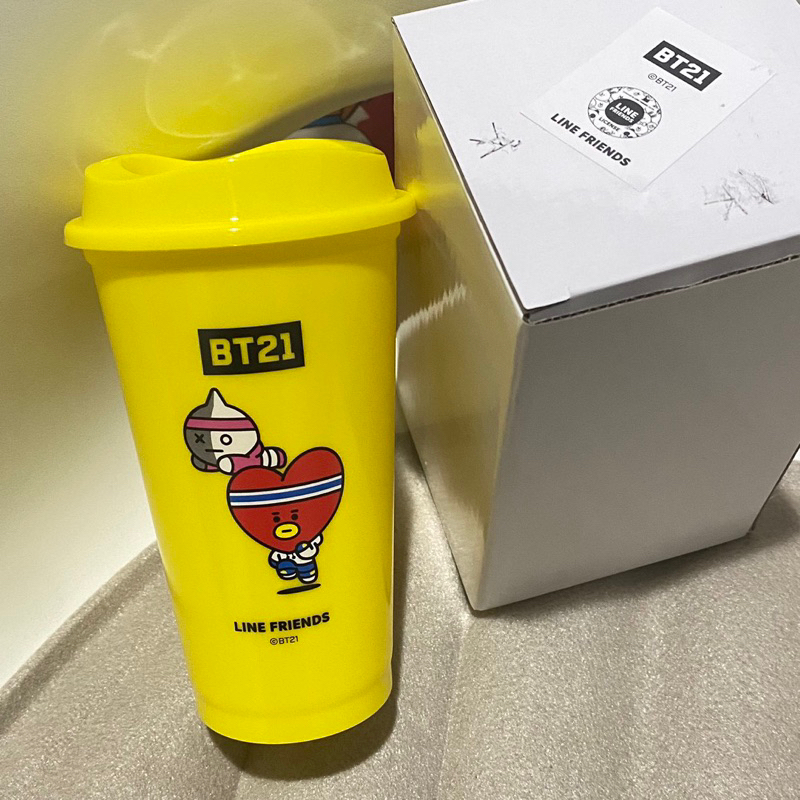 BTS / BT21 Tumber Botol Minum Melamin 475ml Milk Life  - Line Friends Official