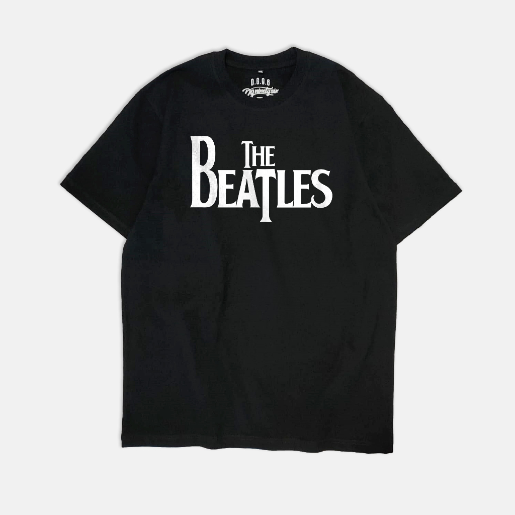 kaos band the beatles putih / t shirt beatles / kaos beatles / kaos musik putih / kaos band putih / 