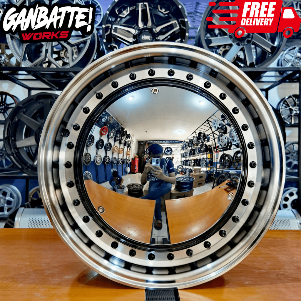 VELG MOBIL HSR MIRROR KONSEP RETRO RING 15 COCOK UNTUK MOBIL YANG INGIN TAMPIL CLASSIC